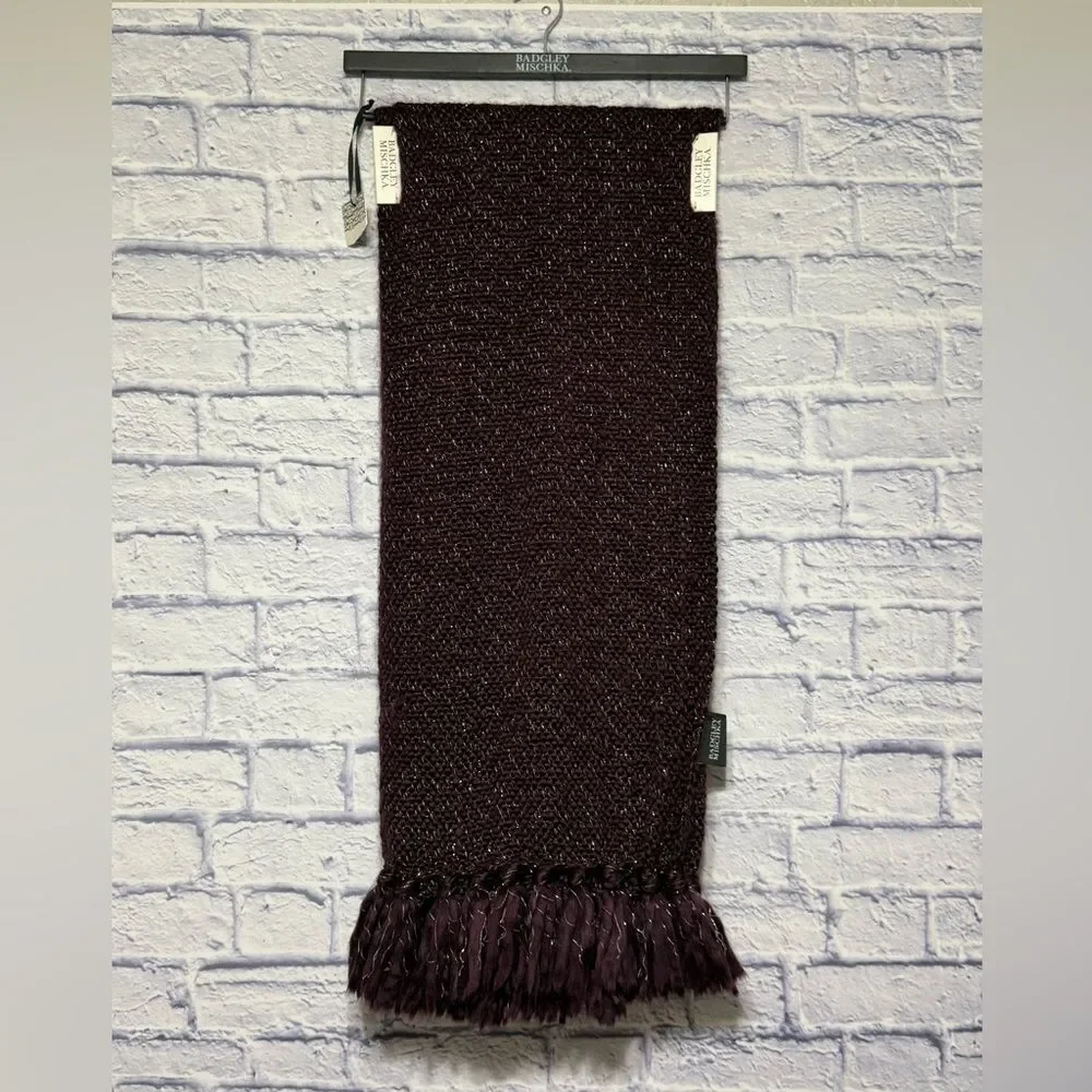 Badgley Mischka Home Fringe Throw 50